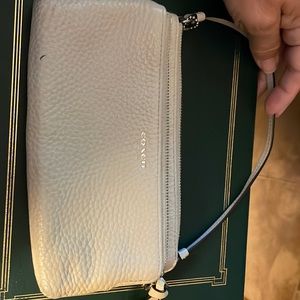 Coach wallet with wrist strap strap